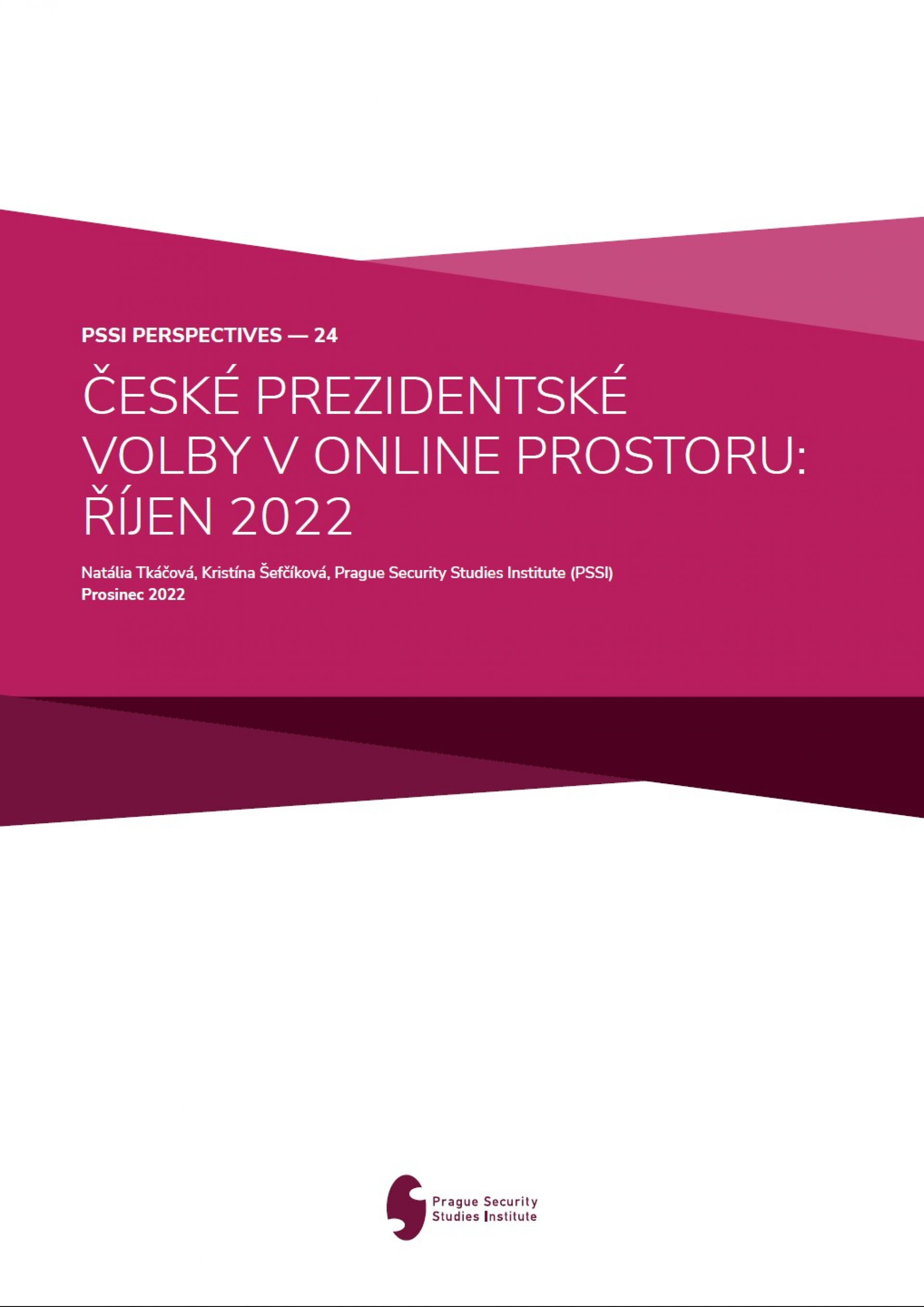 České prezidentské volby v online prostoru říjen 2022 COVERPAGE