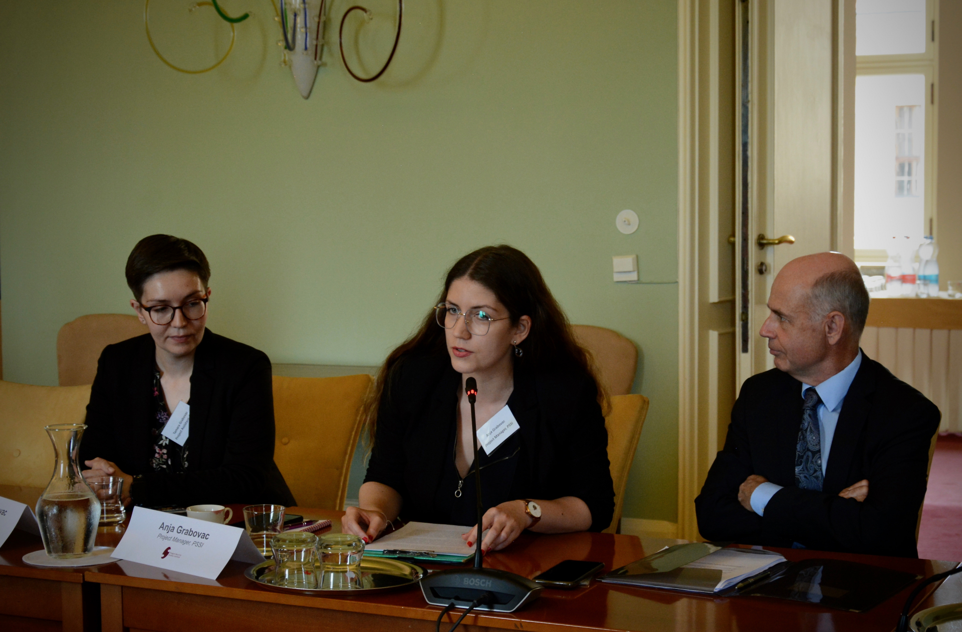 Martin Košatka, Mgr. Anja Grabovac and Bc. Tamara Grabovac