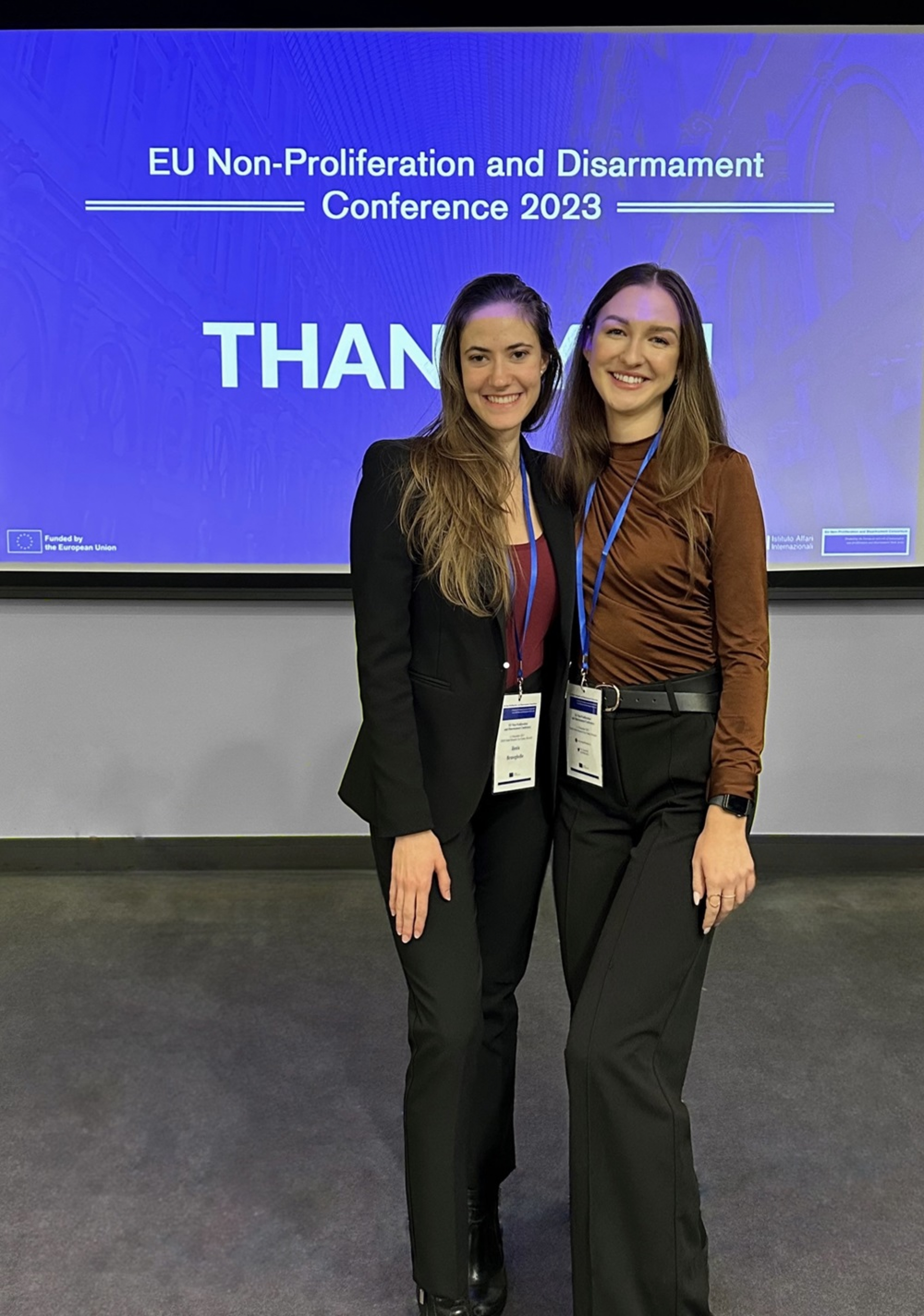 PSSI’s Space Security Team Project Coordinator Kristina Sikoraiova and Intern Ilenia Bruseghello attended the EU Non-Proliferation and Disarmament Conference in Brussels
